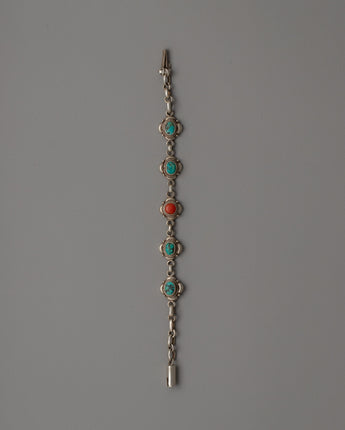 Tibetan Silver Chain Bracelet