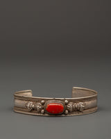 Spiritual Bracelet with Red Turquoise