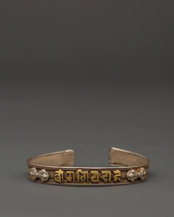 Tibetan Sterling Silver Bracelet