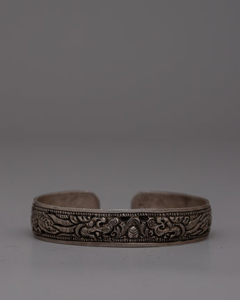 Silver Tibetan Bracelet