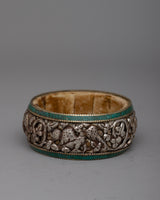 Silver Round Bangle