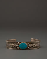 handcrafted-silver-turquoise-inlaid-bracelet