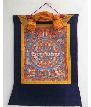 Brocade Mounted Buddha Mandala