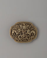 White Metal Belt Buckle