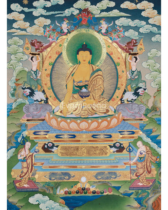 Shakyamuni Buddha and His Two Disciples