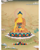 Historical Shakyamuni Buddha Painting