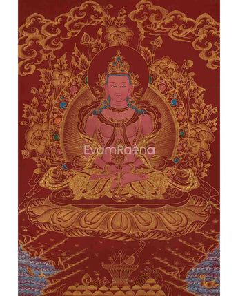 Buddha Amitayus Thangka