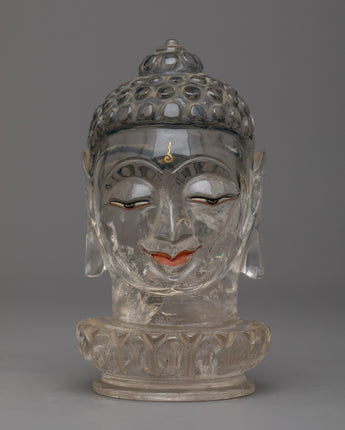 Crystal Buddha Head