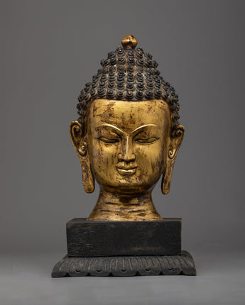Big Buddha Head Statue