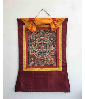 Buddha Mandala With Brocade