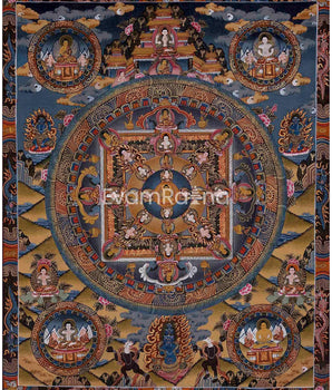 Vintage Buddha Mandala