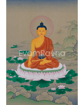 Small Gautama Buddha Painting