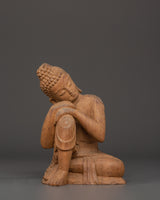 Handcrafted Wooden Buddha Statue