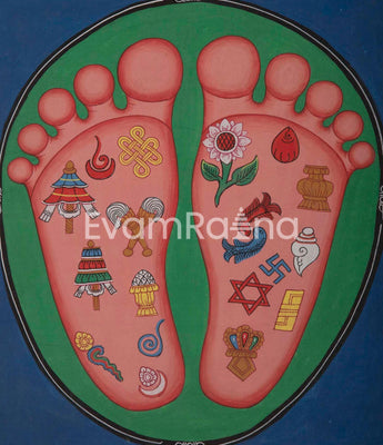 Buddha's Feet Laden