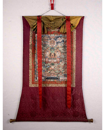 Buddha life Story Thangka