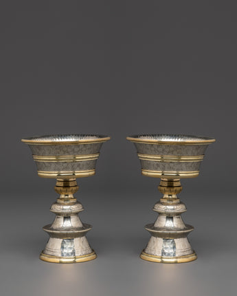 tibetan-buddhist-light-offering-butter-lamp-set