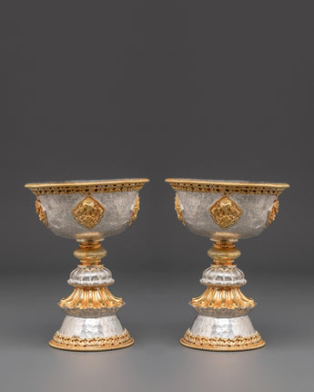 Tibetan Butter Lamp Set