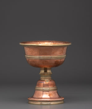 Brass Light offering Butter Lamp