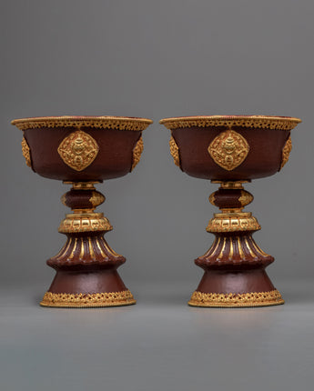 Copper Butter Lamp Set