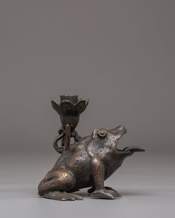 Handmade Bronze Candle Holder