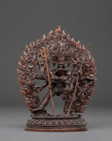 Buddhist Protection Icon Chakrasambhara Statue
