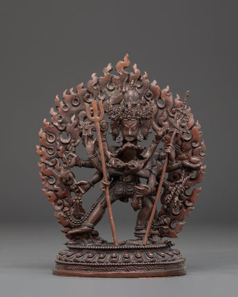 Buddhist Protection Icon Chakrasambhara Statue