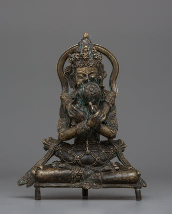 Chakrasamvara Buddhist Statue With His Consort