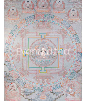 Chegrezig Mandala Thangka