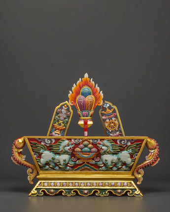 Hand-painted Buddhist Chemar Box