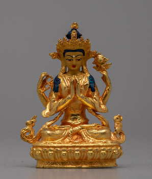 Machine Made Chenrezig Statue