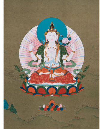 tibetan-bodhisattva-four-armed-chenrezig