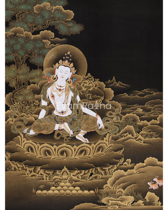 two-armed-avalokiteshvara-thangka