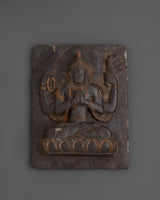 Handcrafted Chenrezig Stone Carving