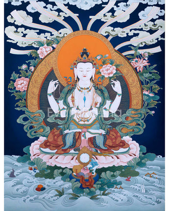Four Armed Avalokiteshvara Print