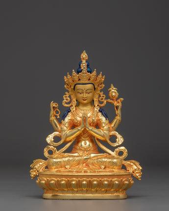 handcrafted-statue-of-chenrezig