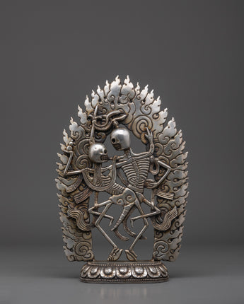 Citipati Skeleton Deity sculpture