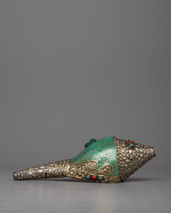 Tibetan Filigree Shanka