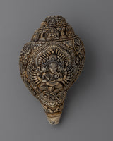 Ganesh Conch Shell
