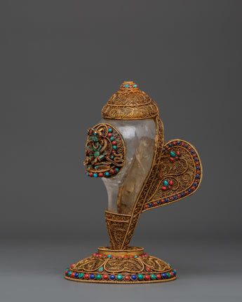 Crystal Conch Shell for Meditation