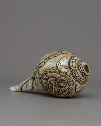 Buddha Shankha Conch Shell 