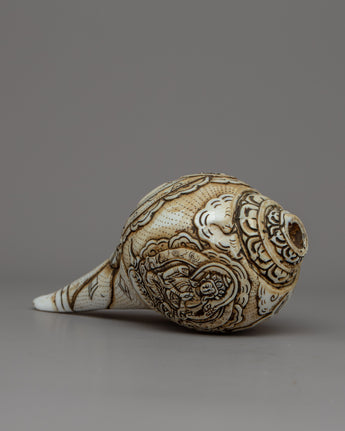 Buddha Shankha Conch Shell 