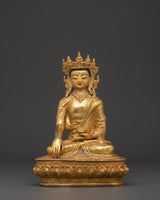 Crown Shakyamuni Buddha Sculpture