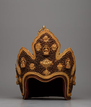 Tibetan Copper Crown