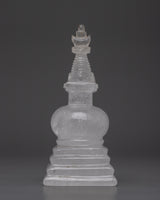 Crystal Buddhist Stupa Structure