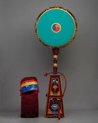 Wooden Dhyangro Drum