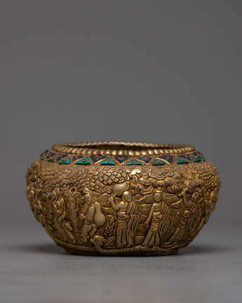 Traditional Copper Dhupur Pot