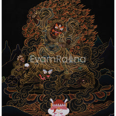 Authentic Hand-Painted Dorje Drolo Thangka