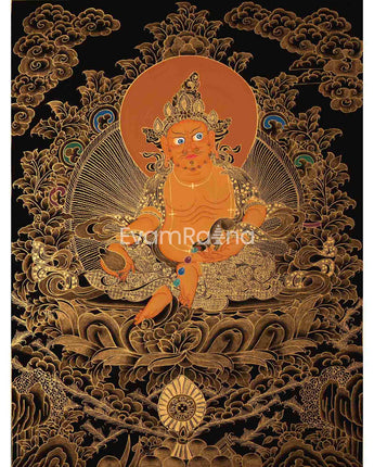 Dzambala Thangka Painting