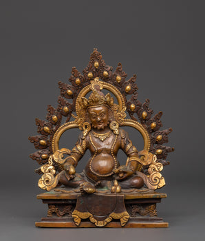 Tibetan Wealth Deity dzambala Statue