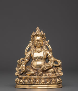 Handcrafted Brass Dzambhala Statue